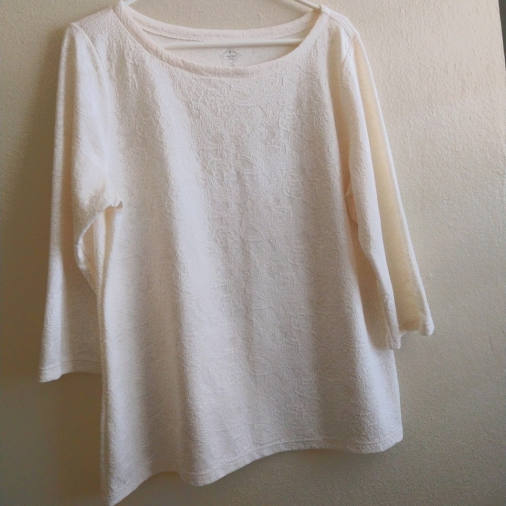 Cream Blouse